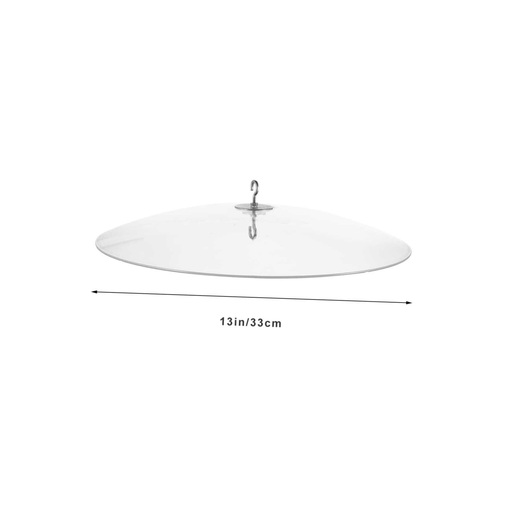 GRIRIW Hanging Bird Feeder Protector Cover Durable for Bird Feeders Transparent for Optimal Viewing for Garden Patio and Backyard Use