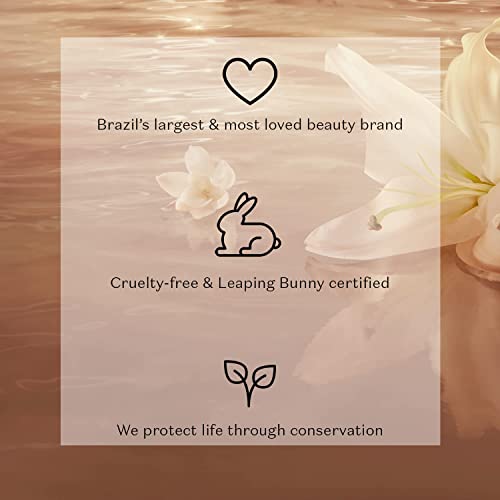 O BOTICARIO O Boticário Lily Satin Moisturizing Body Cream REFILL POUCH, 24 Hour Fragranced Body Butter for Dry Skin, 8.8 Ounce (250g)