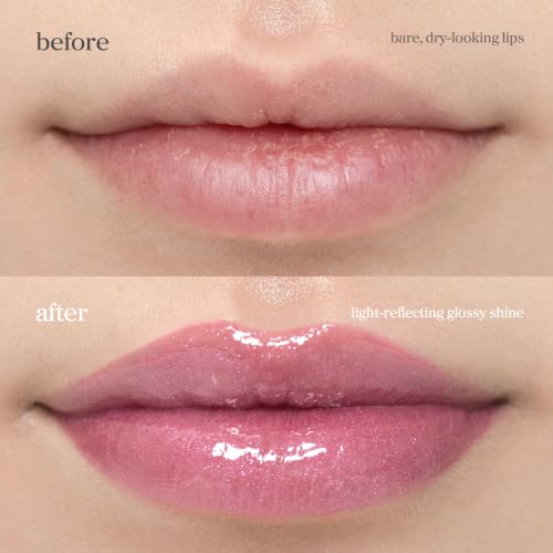 Image of NOONI Appleplum Lip Oil Shimmer - Plumping Tinted Glossy Lip Oil