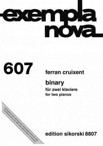 Binary: für 2 Klaviere. 607. 2 pianos.