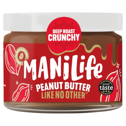 MANILIFE Deep Roast Crunchy Peanut Butter, 295 GR image 2