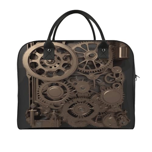 Bolso Maletín Steampunk para Laptop con Correa y Asa miniatura 1