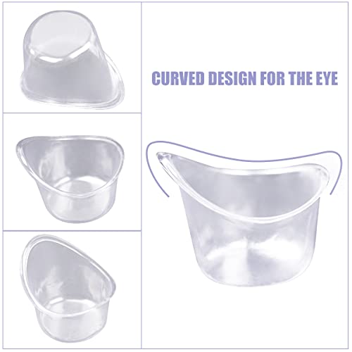 100 unidades vaso plástico para lavado ocular de 5 ml miniatura 4