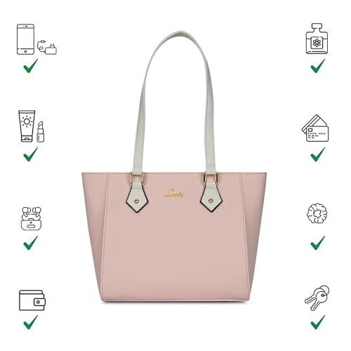 Image of Lavie Pastel Women's Gracie Tote Bag | Tote Bag for Work | Ladies purse | Stylish Shoulder Bag | Gift for Women