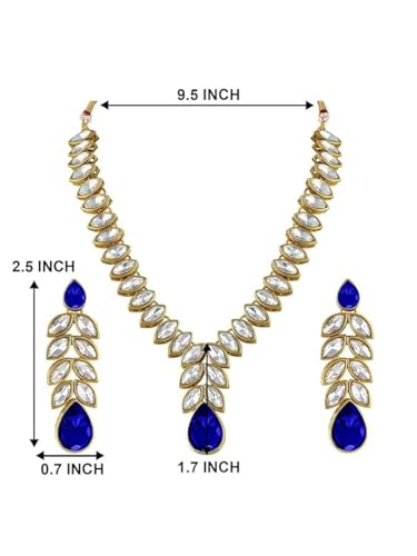 Juego de joyas chapadas en oro DMZ-1780 en latón talla S con piedras 7