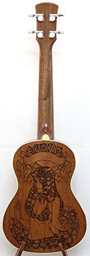 Alulu-Solid-Mahogany-Tenor-Ukulele-Bikini-Girl02-Including-One-Hard-Case