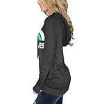 onlypuff-Hoodies-for-Women-Green-Rainbow-Good-Vibes-Shirts-Pocket-Sweatshirt-M