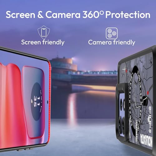 Image of KAPAVER Impulse Back Cover Case for Motorola Edge 50 Pro (Kolkata-Black, GPS Edition)