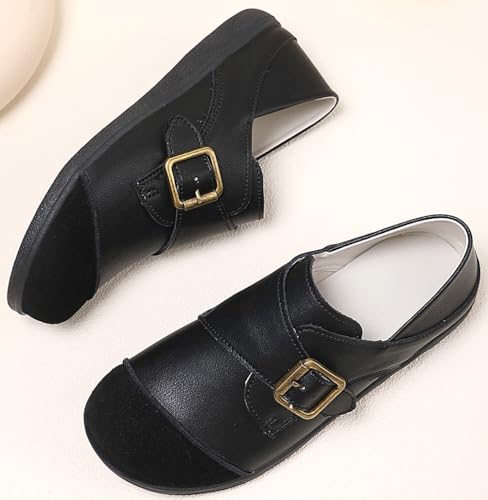 Image of Slip on Loafers for Women Work Walking Comfortable Flats Shoes for Casual Driving Evening Going Out Indoor Office,Standing,Shopping,Ladies Clearance Shoes