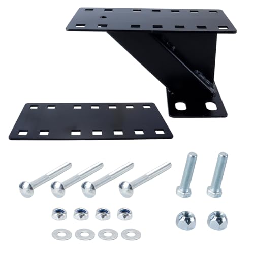 Hoite Porte-roue de secours robuste – Support de montage pour remorque pour roues de 4 à 6 boulons (modèles de boulons de 4 à 5,5 pouces), capacité de...