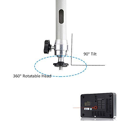 Lantwoo Universal Projector Wall Ceiling Mount Hanger, Lcd/Dlp Video Projection Mount Bracket Swivels 360 Degrees & Tilts 90 Degrees For Mini Projector #TOP1