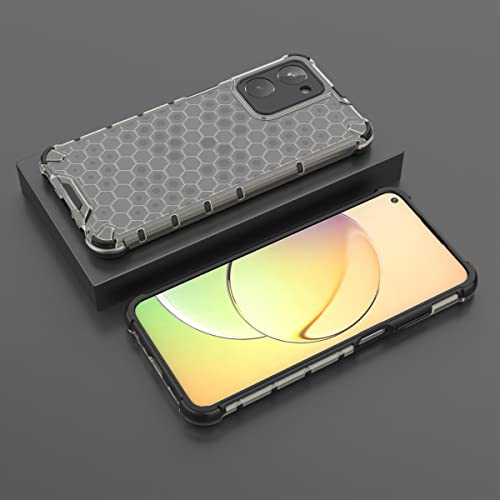 Image of Glasgow Back Case Cover Designed for [ Realme 10 4G ] (Stylish Look | Shock Proof) - Black