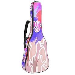 Housse pour guitare acoustique – Motif tête de mort – Noir – 1 cm d’épaisseur – Étanche – 101,6 cm, Multicolore 09, 42… - Les Beatles, Paul McCartney, John Lennon, RIngo Starr, George Harrison