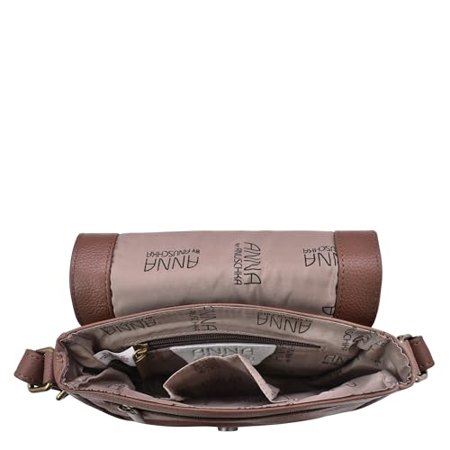 Image of Anna by Anuschka Women's Crossbody Saddle Bag