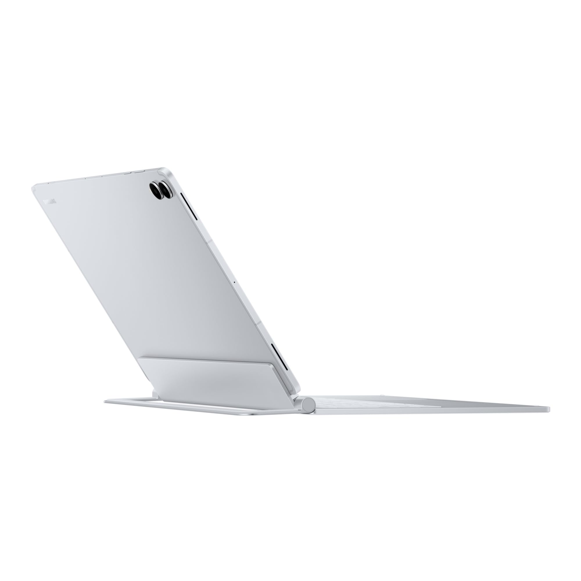 Samsung Pro Keyboard EF-DX935 do Galaxy Tab S11 Ultra z klawiaturą QWERTZ, dużym gładzikiem, przyciskiem AI i przyciskami funkcyjnymi, smukła aluminiowa konstrukcja, srebrna