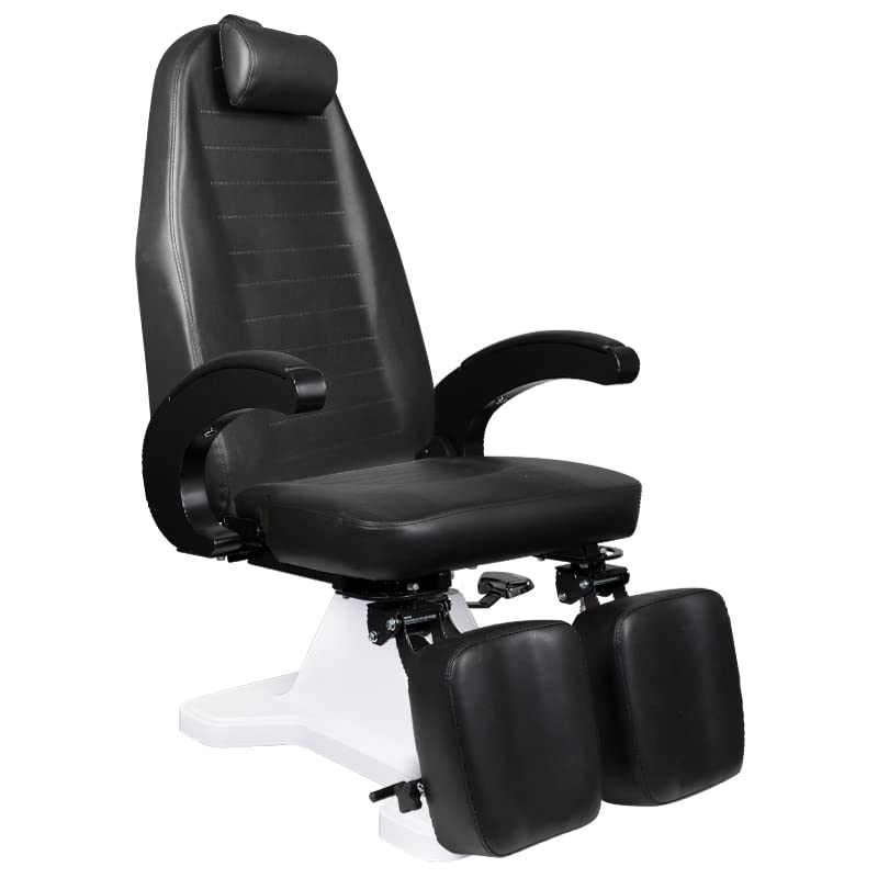ACTIVESHOP Kosmetikstuhl Kosmetikliege Massageliege Behandlungsstuhl hydraulisch 112 schwarz