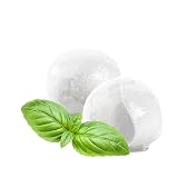 BÜFFEL BILL Boccone di Bufala Campana D.O.P. - 8x125g Kugeln I Cremig-weicher saftiger Mozzarella aus italienischer Büffelmilch I Geschmacksintensiv