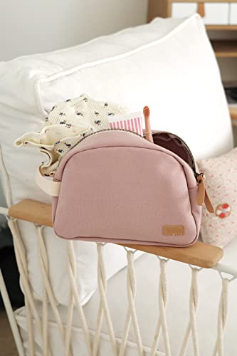 BEABEA, Baby Toilet Bag, Baby Care Kit, Geneve Bag, Waterproof Fabric, 2 Inner Pockets, Soft Pink - Image 3