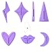 Women's Razor, Super Kit For Hair Shaving, Bikini Trimmer With Shaving Stencil DIY Special Hair Style, 7PCS/SET