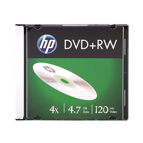 Image of HP DVD+RW 4.7GB 4X 10Pack Rewritable Slim Case