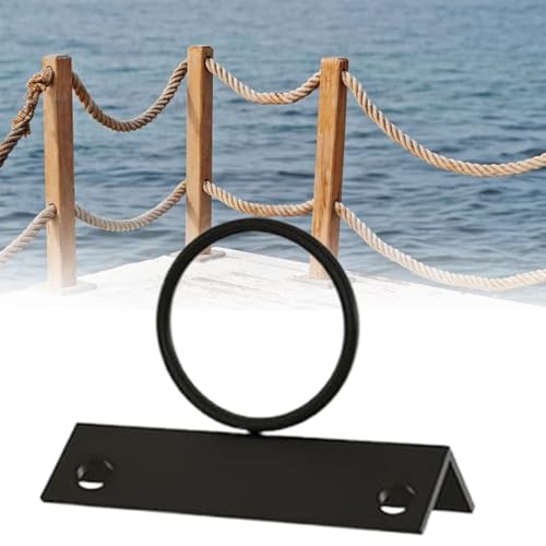 Support de corde de fixation mural solide : kit de 4 supports de quai et pont