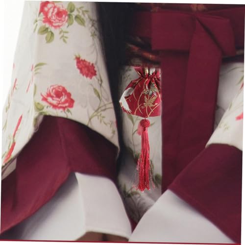Bolsas tipo saquito portátiles estilo chino, 3 piezas miniatura 4