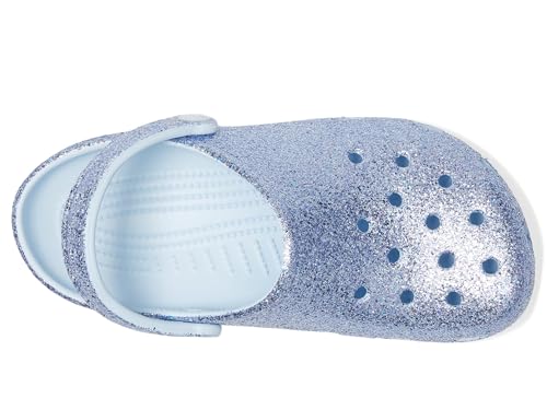 Sabots classiques Crocs à paillettes bleues pour enfant taille 31