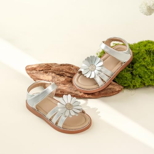 Image of Kiderence Toddler Girls Sandals Little Girls Kids Summer Shoes Toddler Sandals