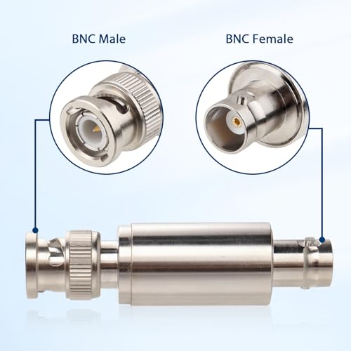 xrds -rf 5db 50 ohm 2w coaxial bnc male to female attenuator ideal for radio communications signal testing and network analysis