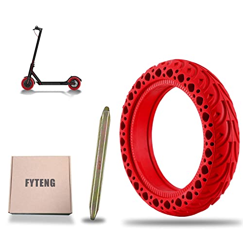 FYTENG Neumáticos sólidos compatibles con el Scooter eléctrico Xiaomi M365/Pro, Ruedas sólidas de Repuesto de 8 1/2x2, Accesorios para neumáticos M365, diseño de Panal, Antideslizante Cover