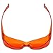 Calabria 6000 Orange Fitover Dental Safety Glasses Protection for Teeth Whitening LED Light Eye Shield Red Light Goggles Blue Light Blocking Glasses Fit Over Prescription Glasses Anti Scratch Fog