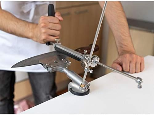 Vista 2 de Sistema de afilador de cuchillos de aleación de aluminio Flip de 360 grados Herramientas de pulido de ángulo constante Máquina amoladora con piedras