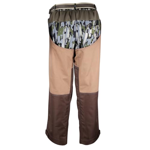 UIIHUNT Upland Hunting Chaps, Waterproof Briar-Proof Brush Guard Chaps for Men, Adjustable Hunting Leg Gaiters, Durable Thorn Resistant Field Gear for Upland Bird and Small Game Hunting (X-Large)