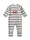 Sanetta Baby-Overall off-white | Praktischer und bequemer Strampler aus 100% Baumwolle für Jungen. Baby Overall