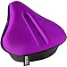 Wide Exercise Bike Gel Seat Cushions [ Wide Soft Pads ] - Comfy Bicycle Saddle Covers for Women and Men - Fits Cruiser and Indoor Cycling Bikes