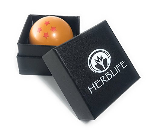 Dragon Ball Herb Grinder By Herb Life - 3 Pieces With Pollen Catcher