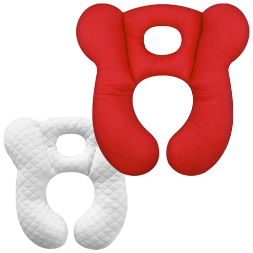 Image of XIGGA Baby Travel Pillow Soft for Strollers Airplane Car Seats Pushchairs, Suitable for Boys and Girls