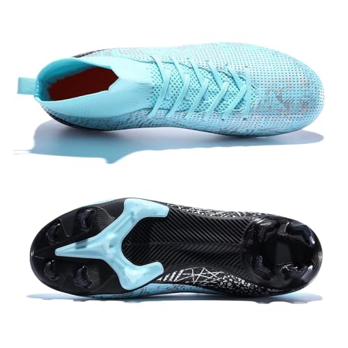 Curunect CURUNECT-2220 Soccer Cleats Mens Women High-Top Spikes Ag Football Boots Outdoor Professional Training Futsal Soccer Shoes thumb #2