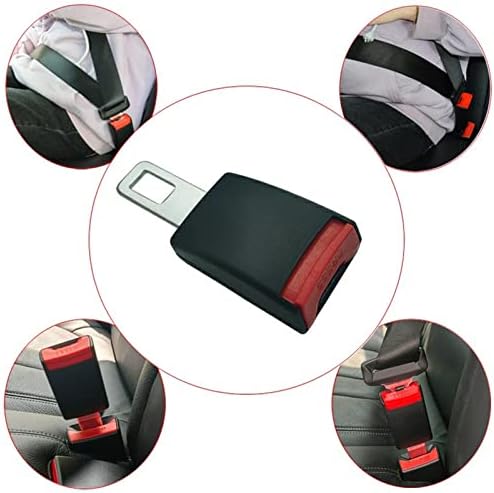 2pcs Aviation Adjustable Two-Point Seat Belt: Adjustable Lap Replacement for Most Cars, Vehicle RV Bus School Engineering Business Amusement Equipment Traction Bed (Black) - 5