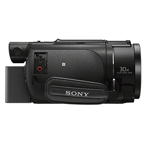 Sony Fdr-Ax53 4K Ultra Hd Handycam Camcorder, 128Gb Memory, Shotgun Video Microphone, Led Video Light, Flash Bracket, Filters, Lenses, Case And More #TOP5