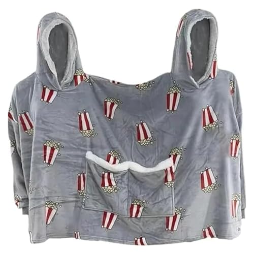 Pull for couples et plaid avec manche sweat à capuche : le cadeau de duo idéal - 3