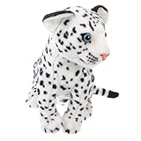 Animal en peluche confortable - cette poupée léopard des neiges utilise un matériau de bonne conception et un savoir-faire raffiné, vous pouvez la placer n'importe où dans votre maison pour augmenter l'atmosphère, poupée en peluche animal