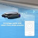 DREAME J1 Écumeur de Piscine robotisé, Technologie avancée PoolSense, Nettoyage Complet à 360°, Fonctionnement continu 24/7, Planification Intelligente de la trajectoire, Contrôle par Application - 7