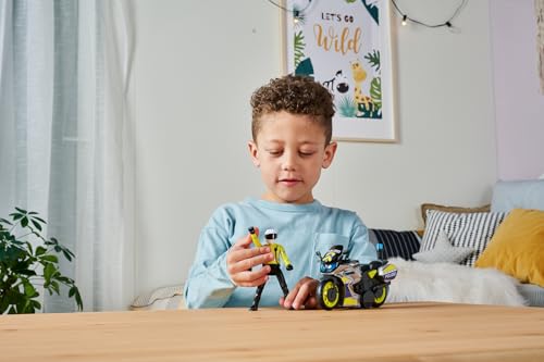 Dickie Toys Polizeimotorrad Kinderspielzeug (17 cm) - Yamaha Polizei Spielzeug mit Figur, Blaulicht & Sirene, Friktionsantrieb, Fahrzeuge ab 3 Jahren - 203712018
