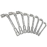  KS Tools Ultimate+Doppelsteckschlüssel-Satz,9-TLG.8-19mm,gekröpft, 517.0450