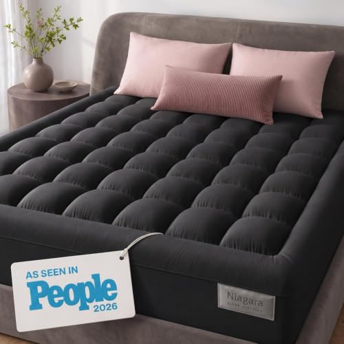 Image of Niagara Sleep Solution 100% Cotton Top Cooling Mattress Topper - Full Size