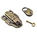 Retro Bronze Duckbilled Toggle Hasp Latch and Padlock Kits for Tool Box, Jewelry Box, Wooden Box, Gift Box, etc