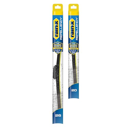 Rain-X 810352 Repellency Water Repellent Wiper Blades, 26" & 20"