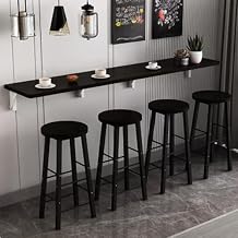 Folding Kitchen Wall,Hanging Home Narrow Long Table,Wall Hanging Dining Table, Folding Table Wall,Hanging Folding Desk, Restaurant Milk tea Shop Bar Home/Garden/Event Indoor/Multifunctional SimpleCol