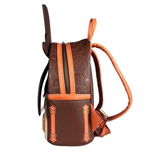 Mini sac à dos Loungefly Steampunk Goofy accessoire de mode bronze - 5